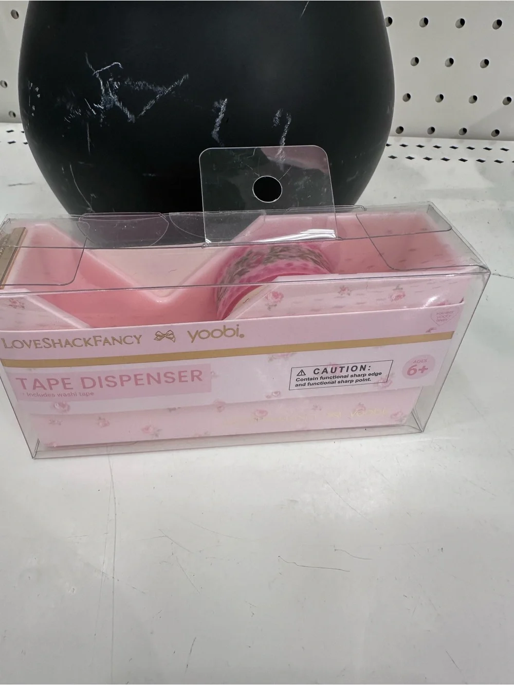 LoveShackFancy Heirloom Pink Floral Tape Dispenser